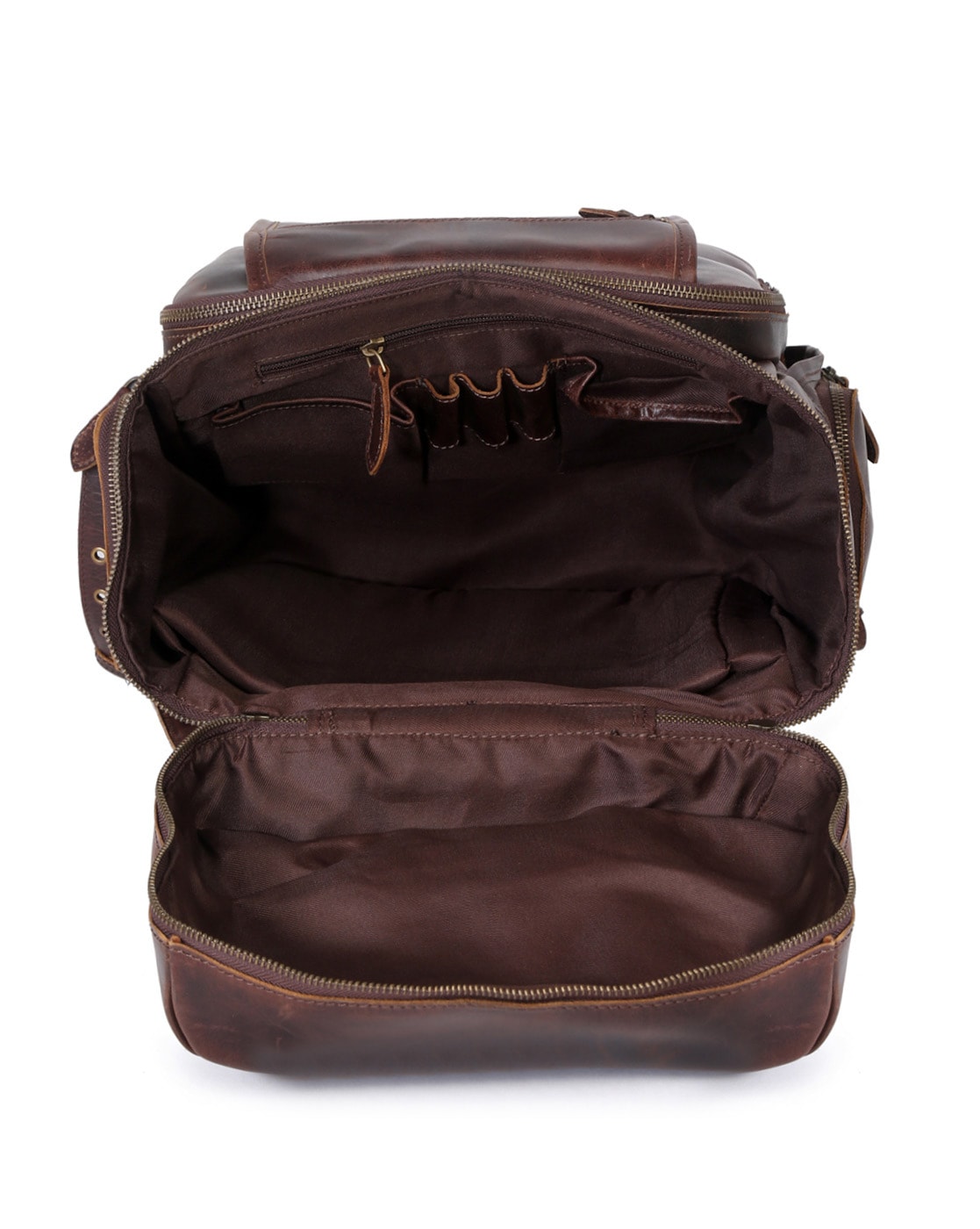 Bison Leather Backpack