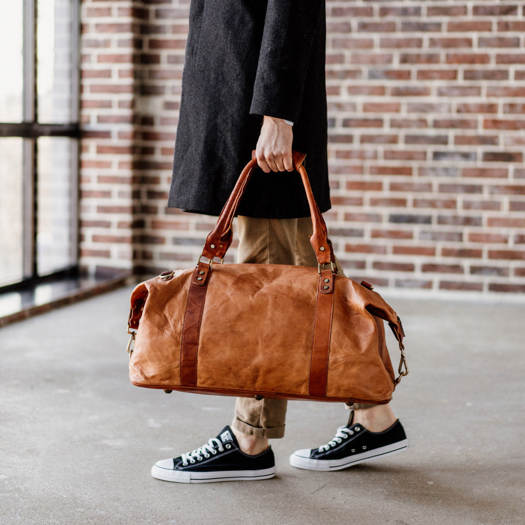 Denver Leather Duffle Bag