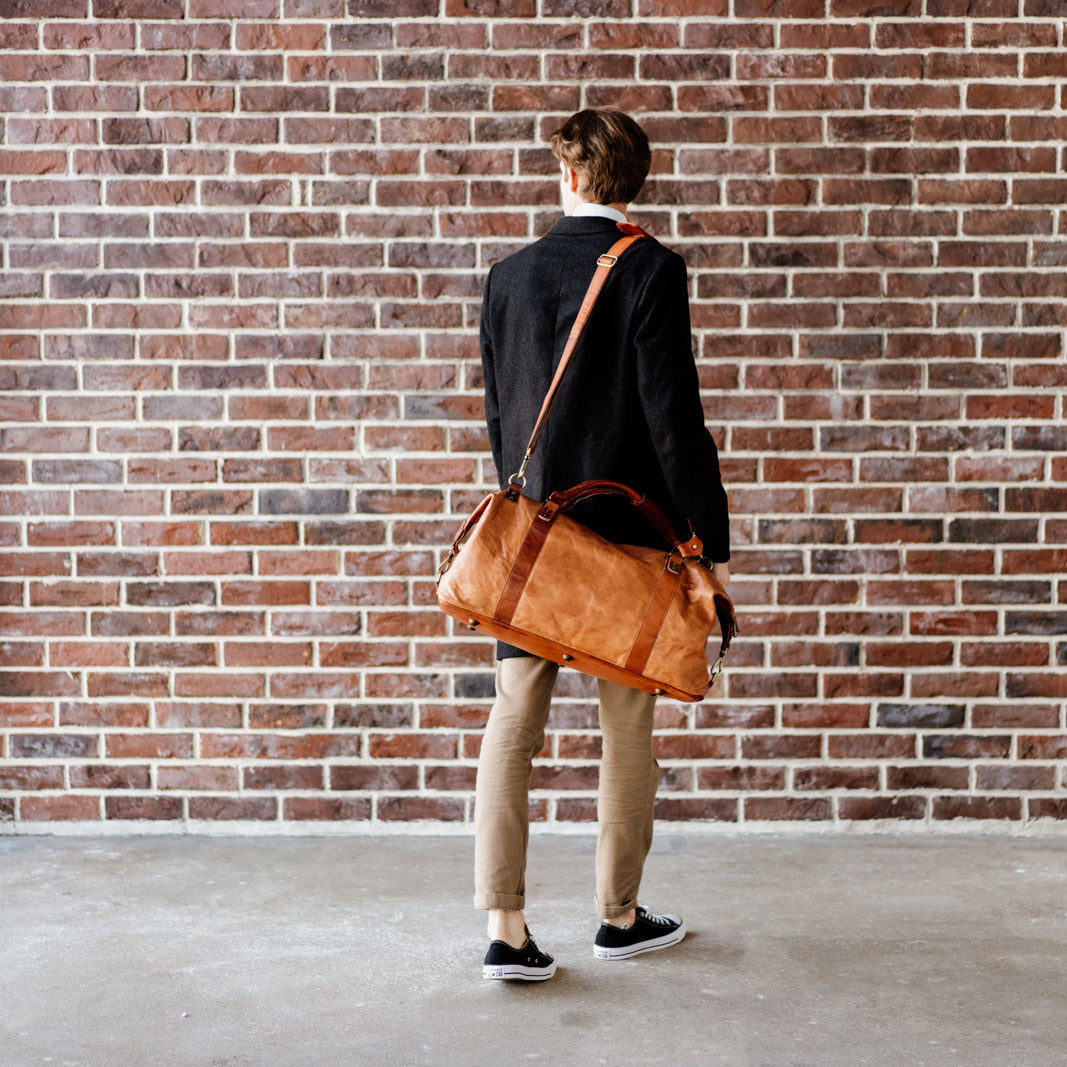 Denver Leather Duffle Bag