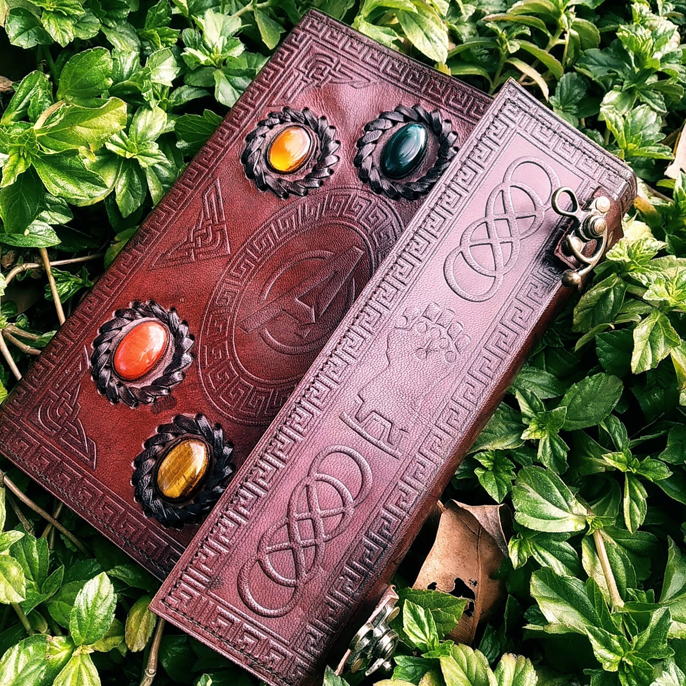 Avenger Leather Journal With Stones