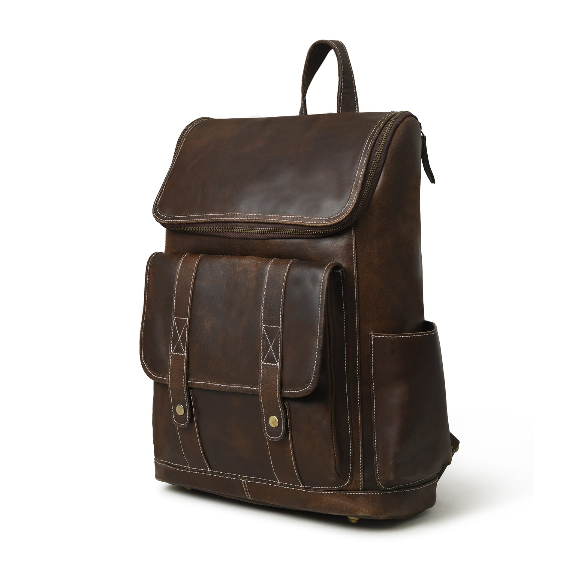 Alpha Leather Backpack