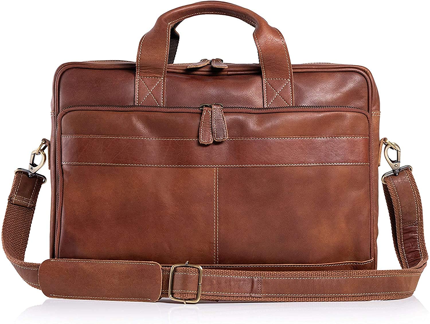 Ryder Leather Office Briefcase