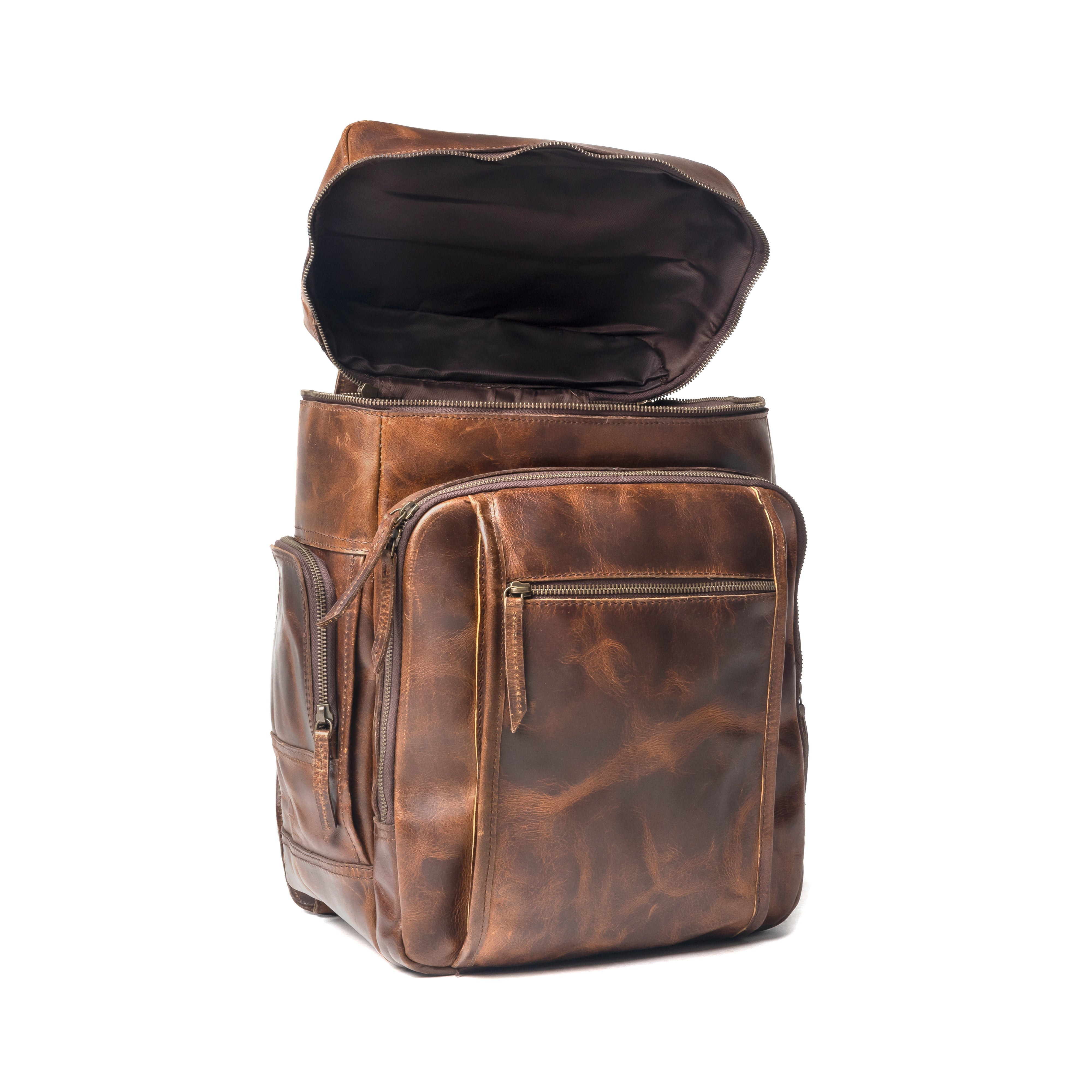 Bison Leather Backpack