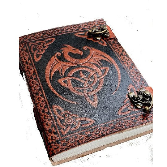 Genuine Leather Dragon Journal Notebook