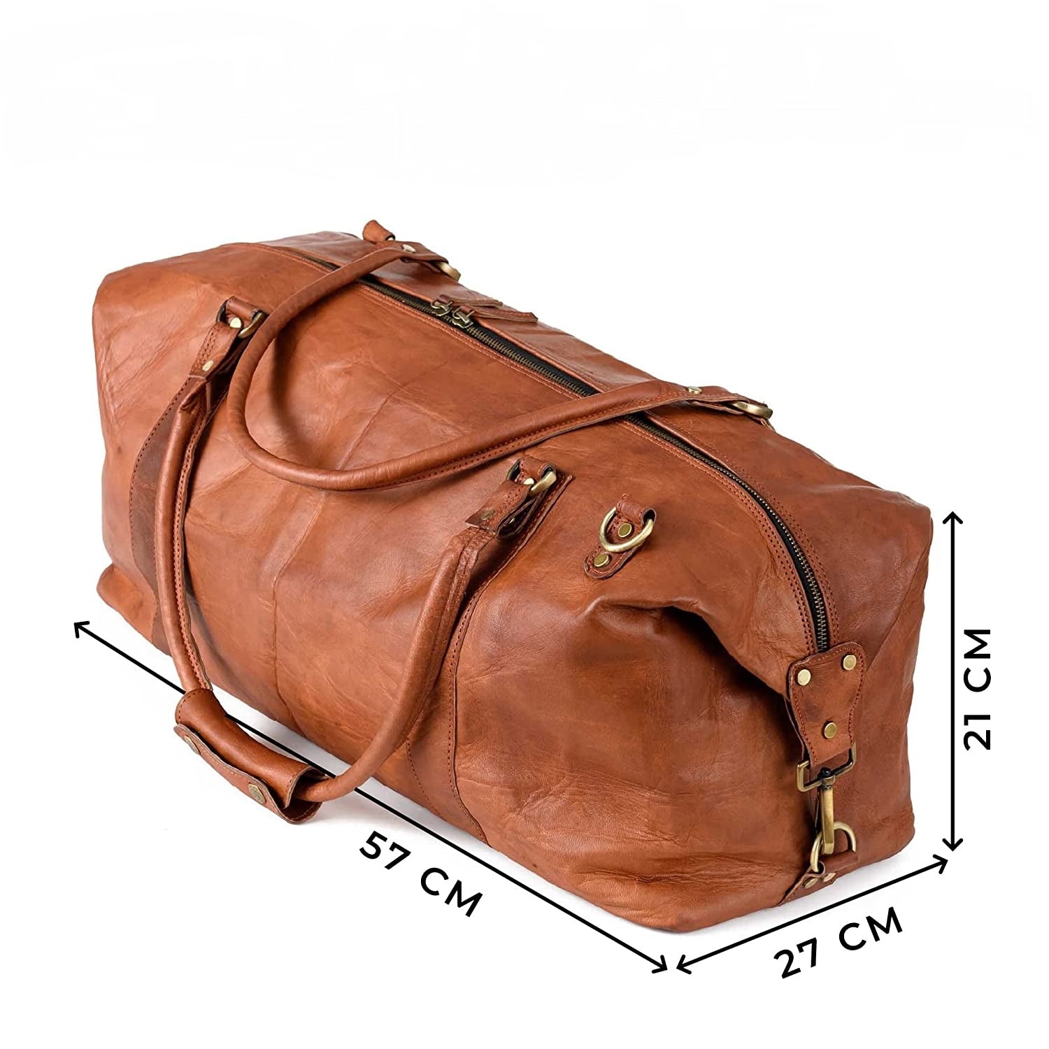 Denver Leather Duffle Bag