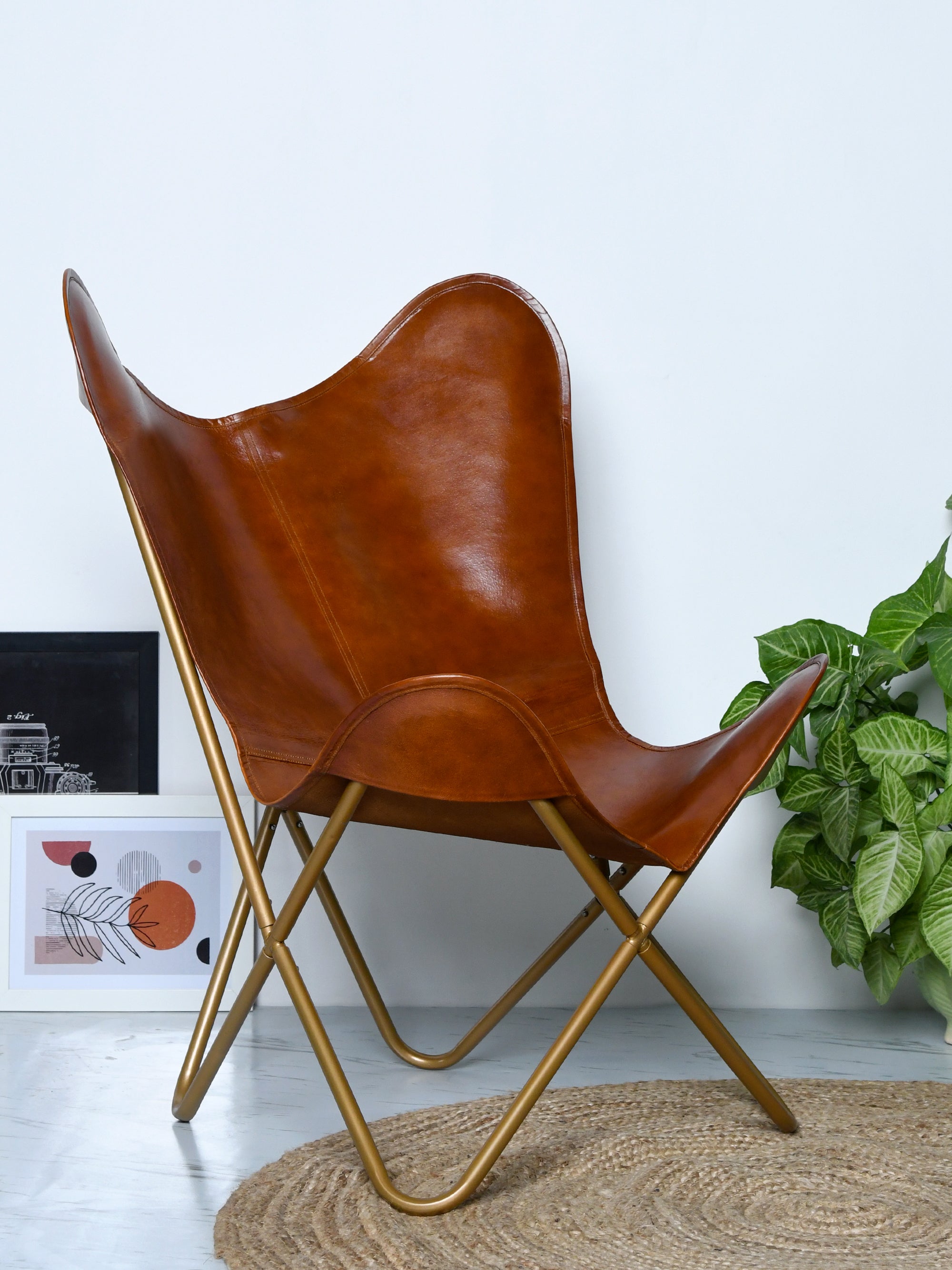 Leather Butterfly Chair