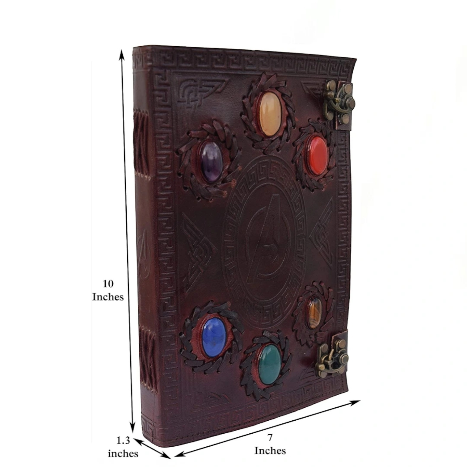 Avenger Leather Journal With Stones