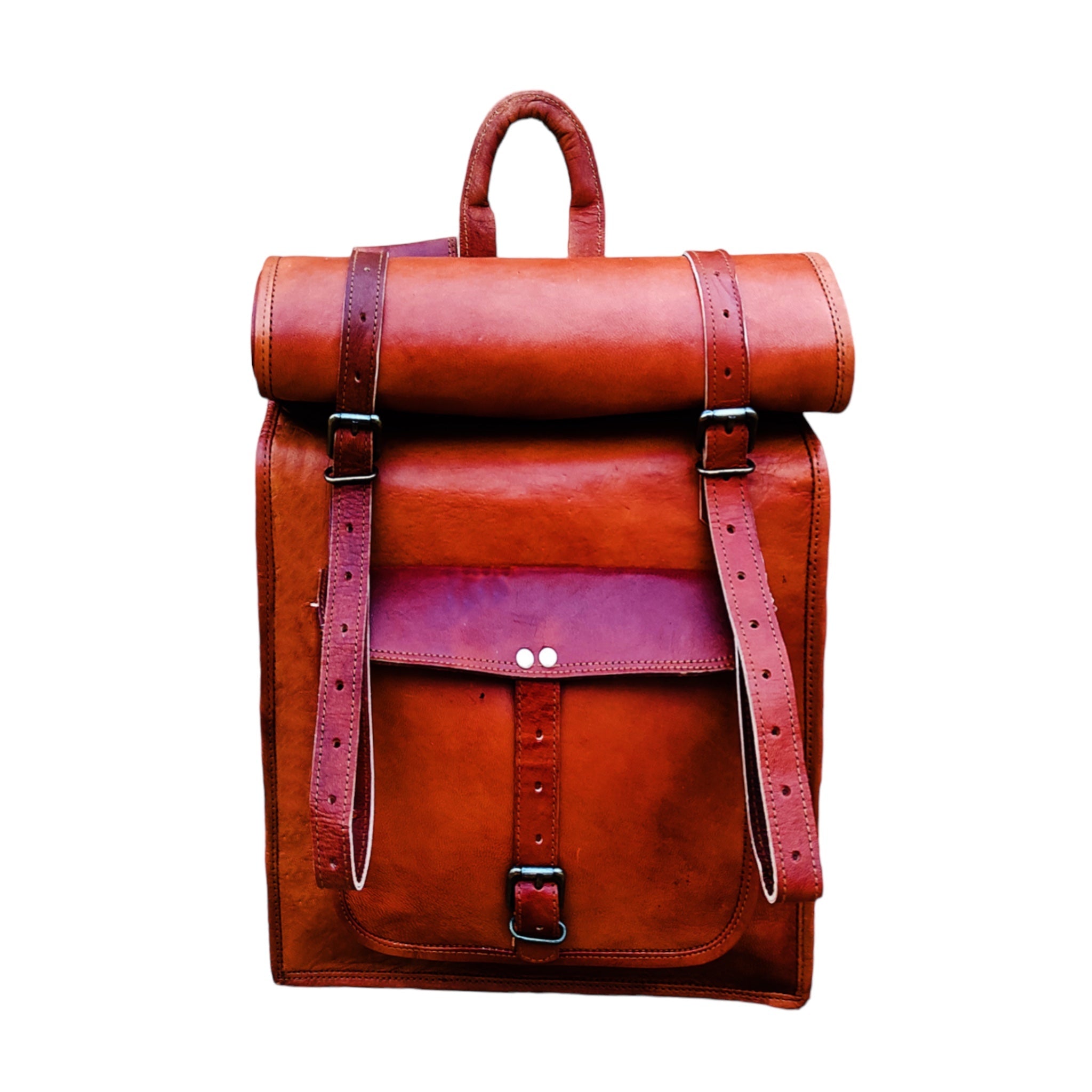 Vintage Roll Top Backpack