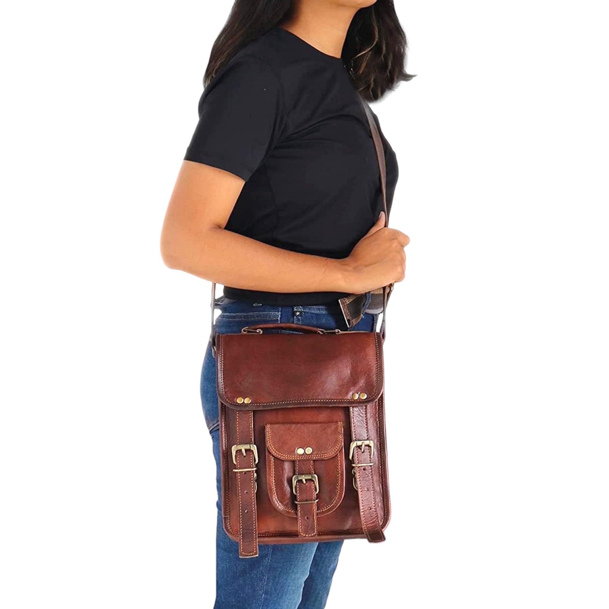 Small Messenger Crossbody Bag