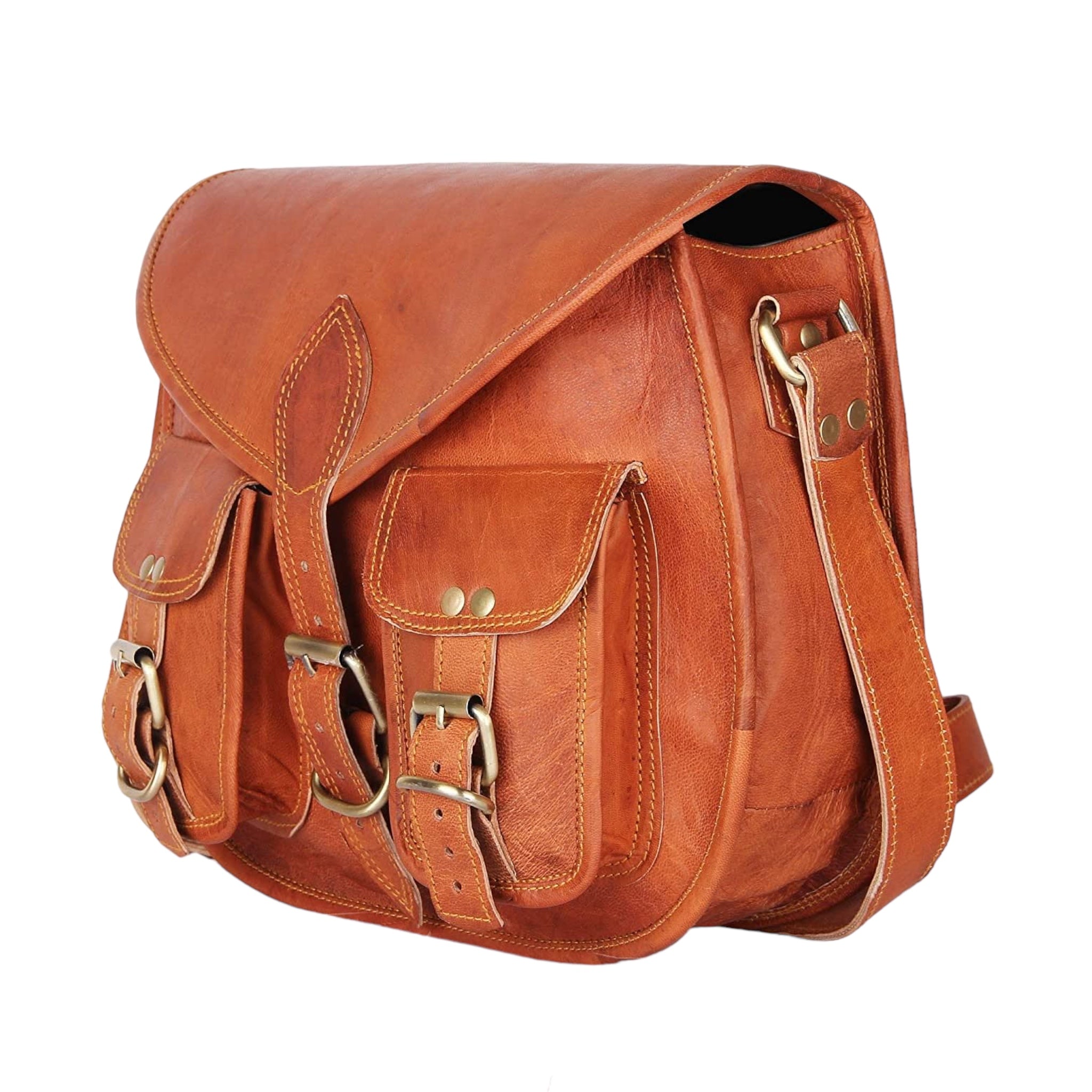 Real Leather Women's Crossbody Satchel