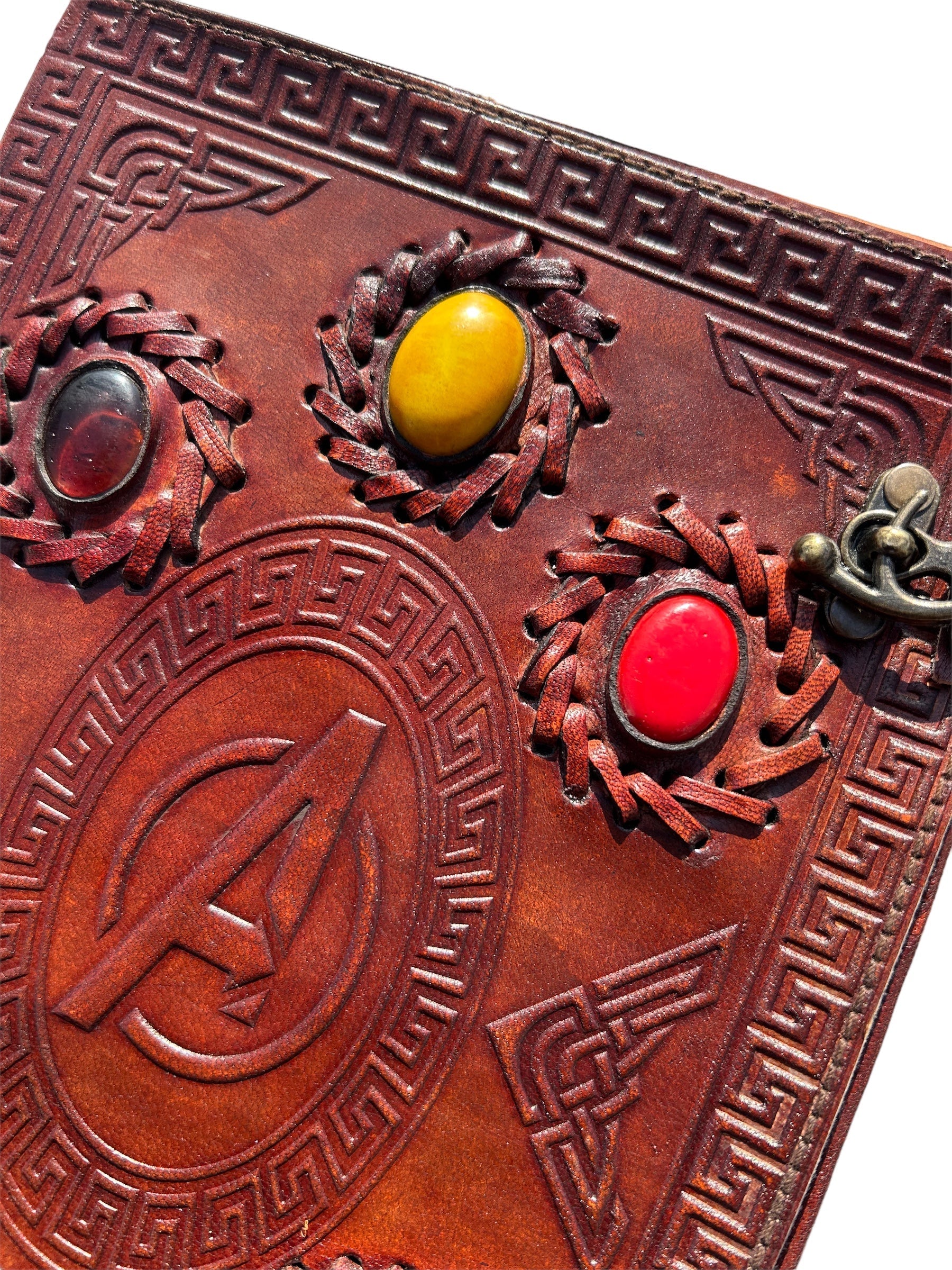 Avenger Leather Journal With Stones