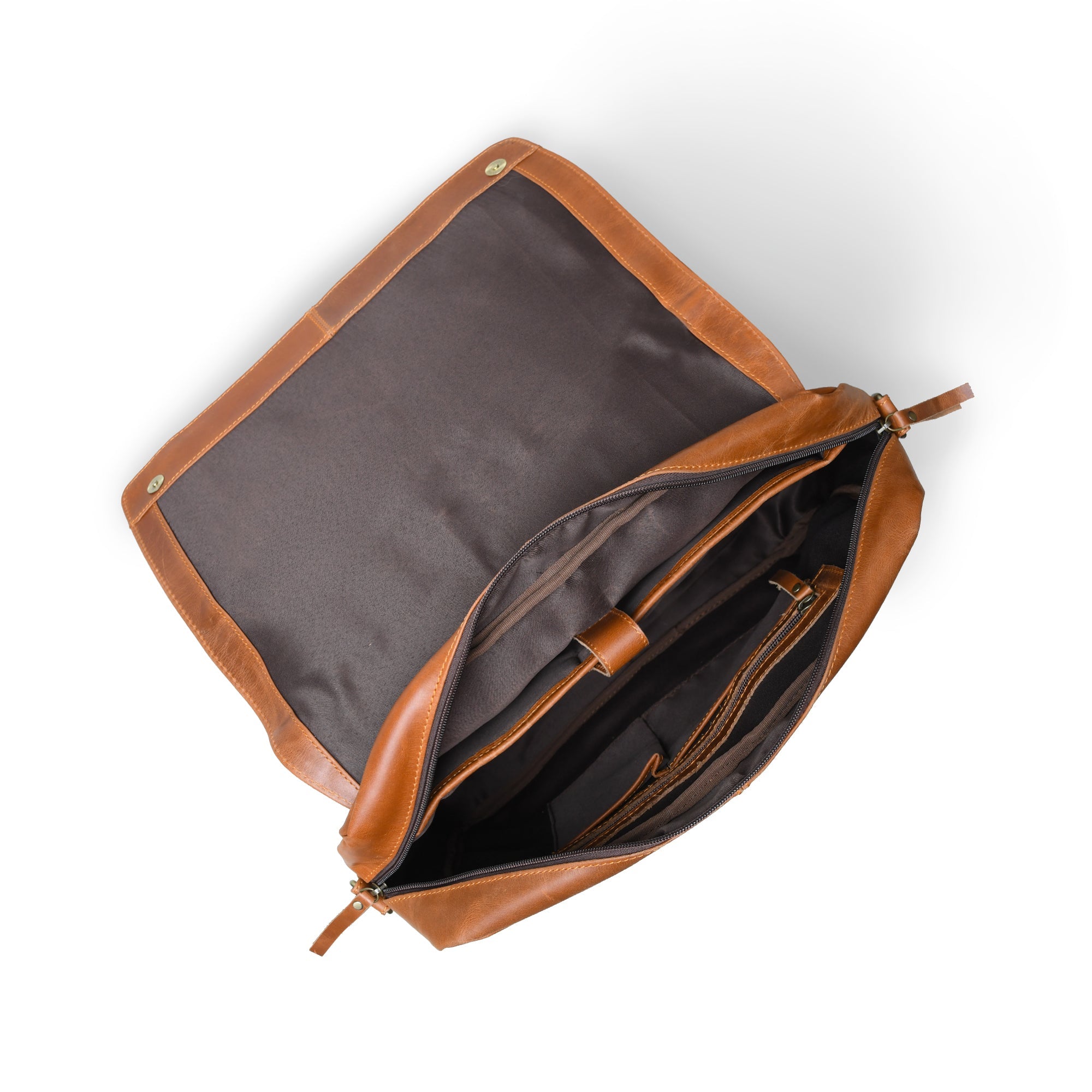 Roosevelt Leather Messenger Bag