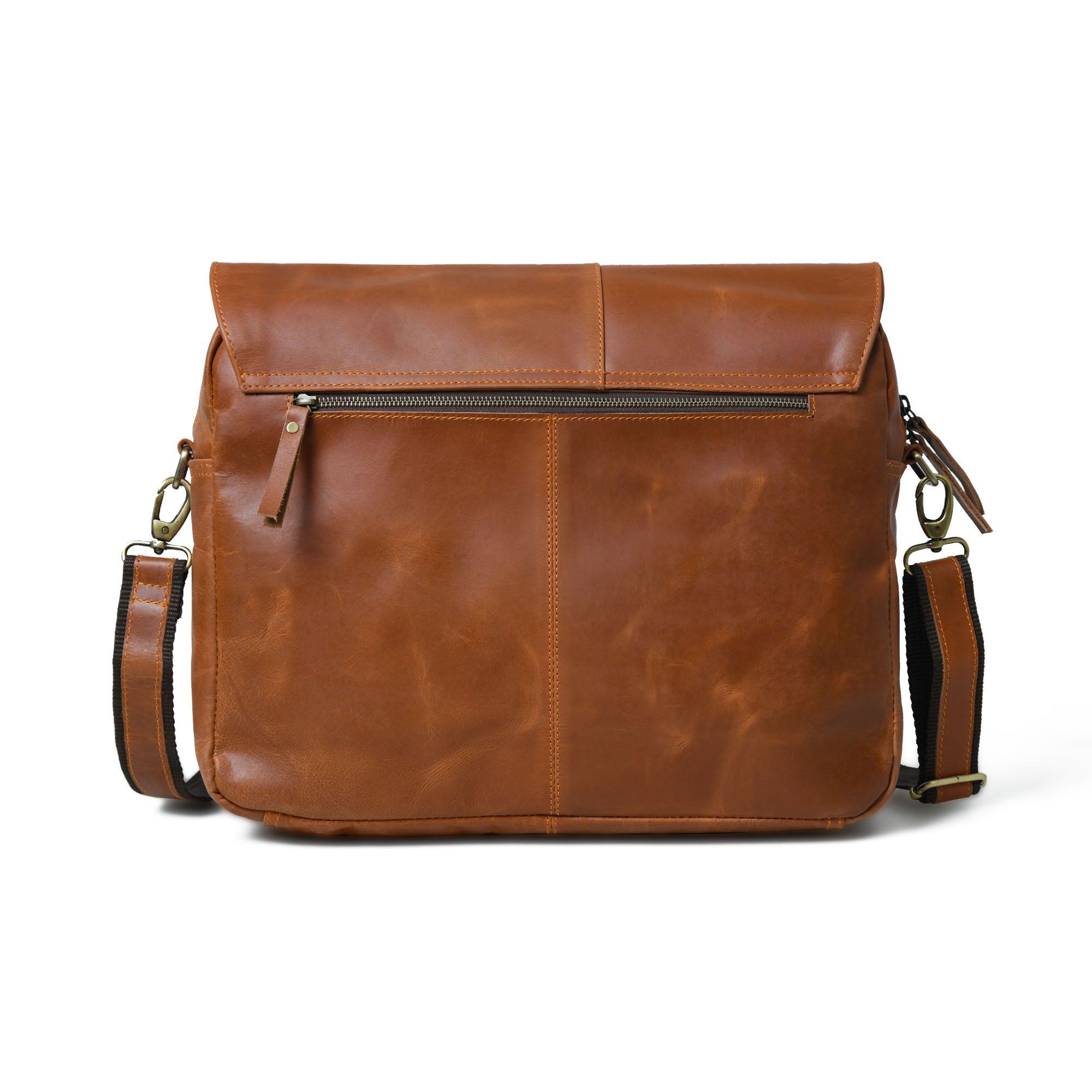 Roosevelt Leather Messenger Bag