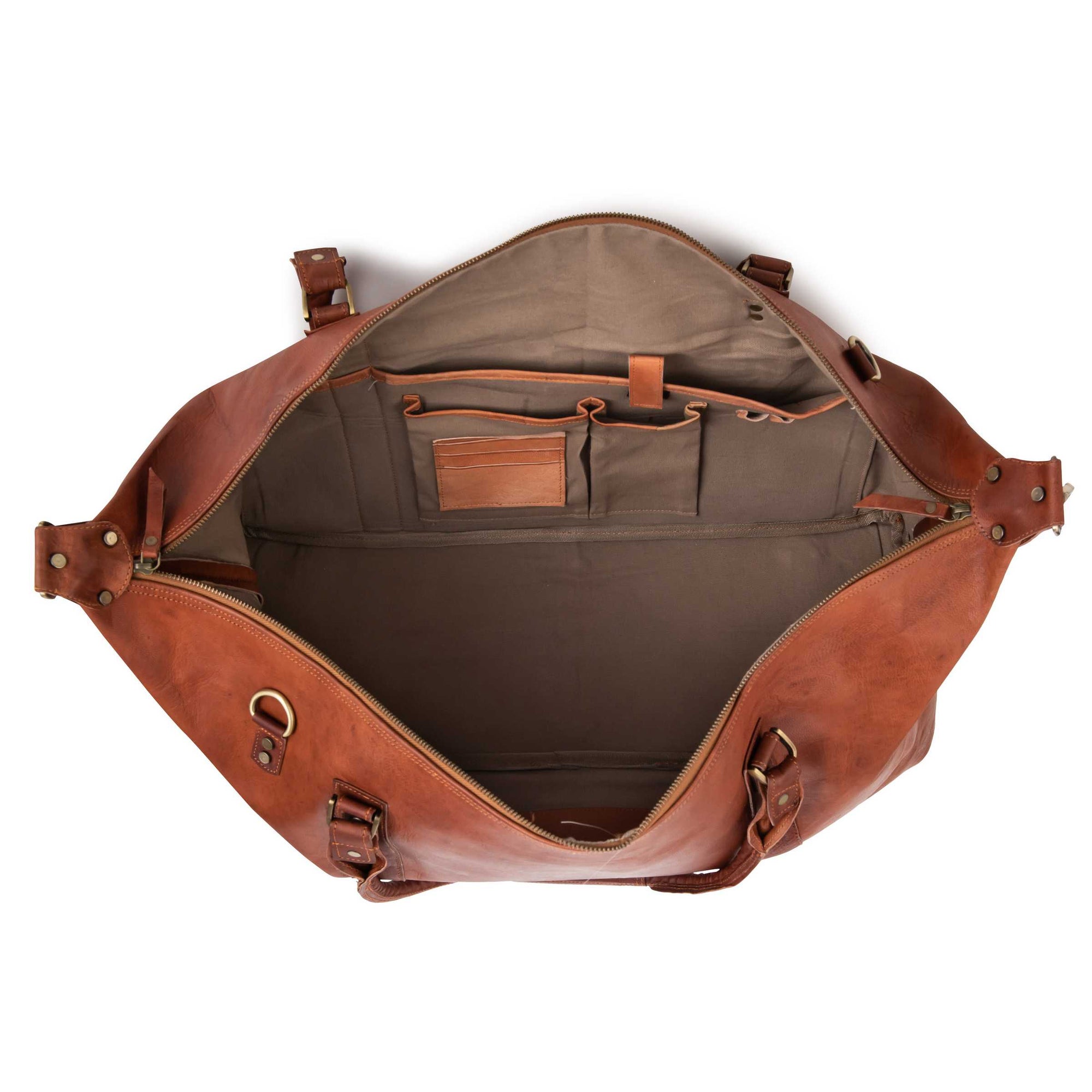 Denver Leather Duffle Bag