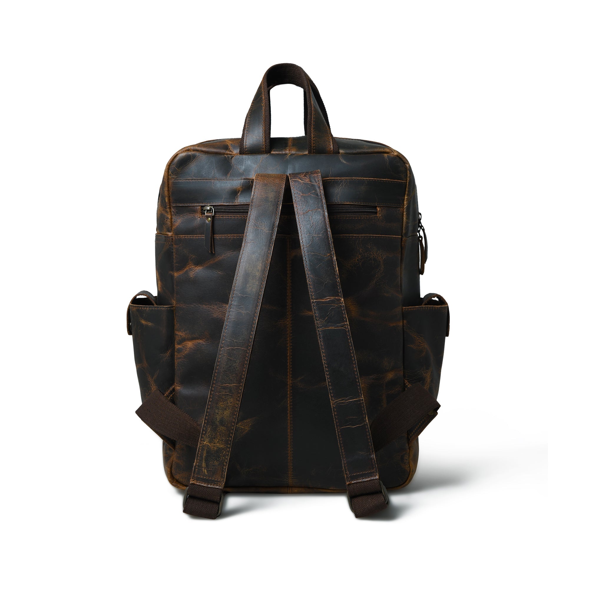 Multi Functional Leather Backpack