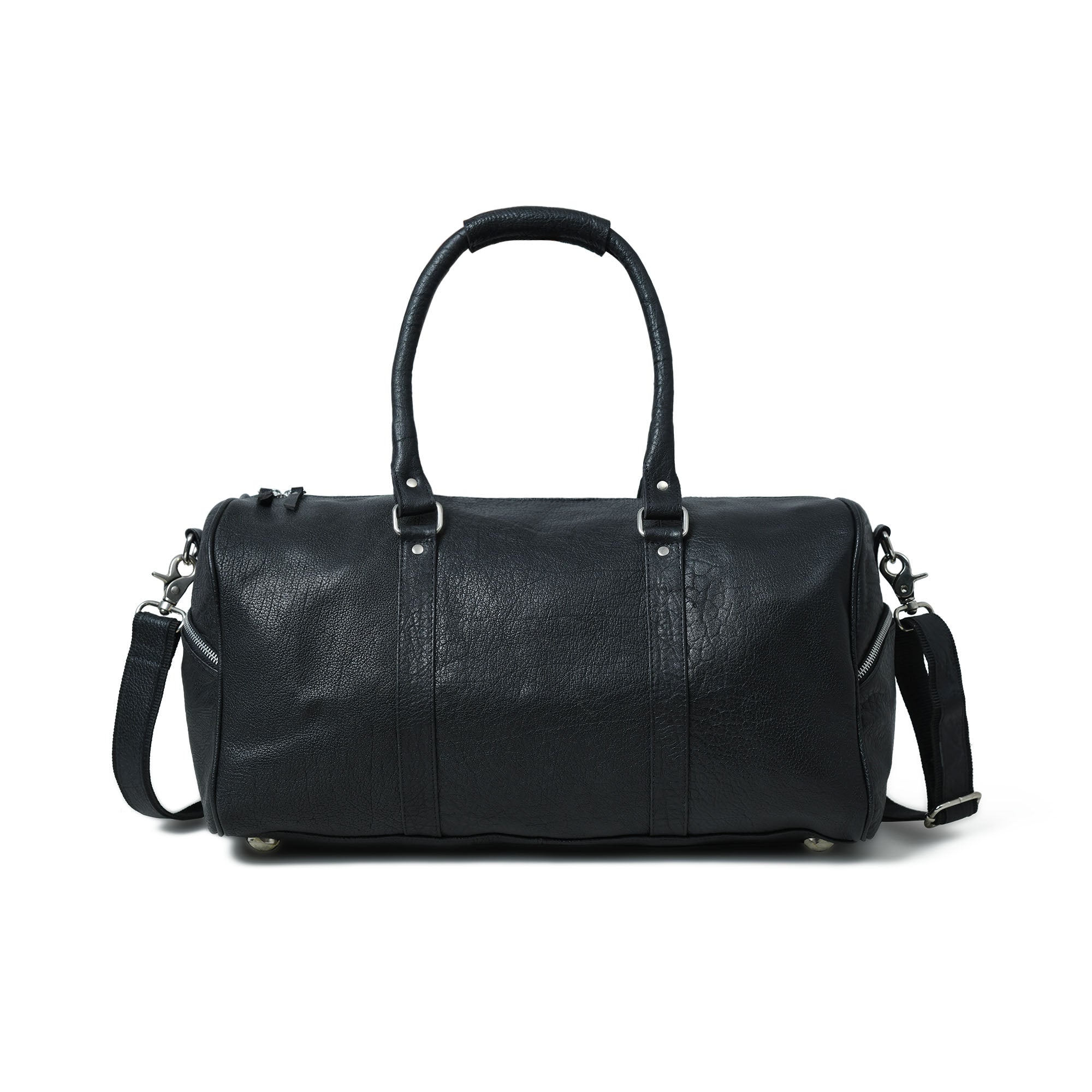 Vintage Black Duffle Bag