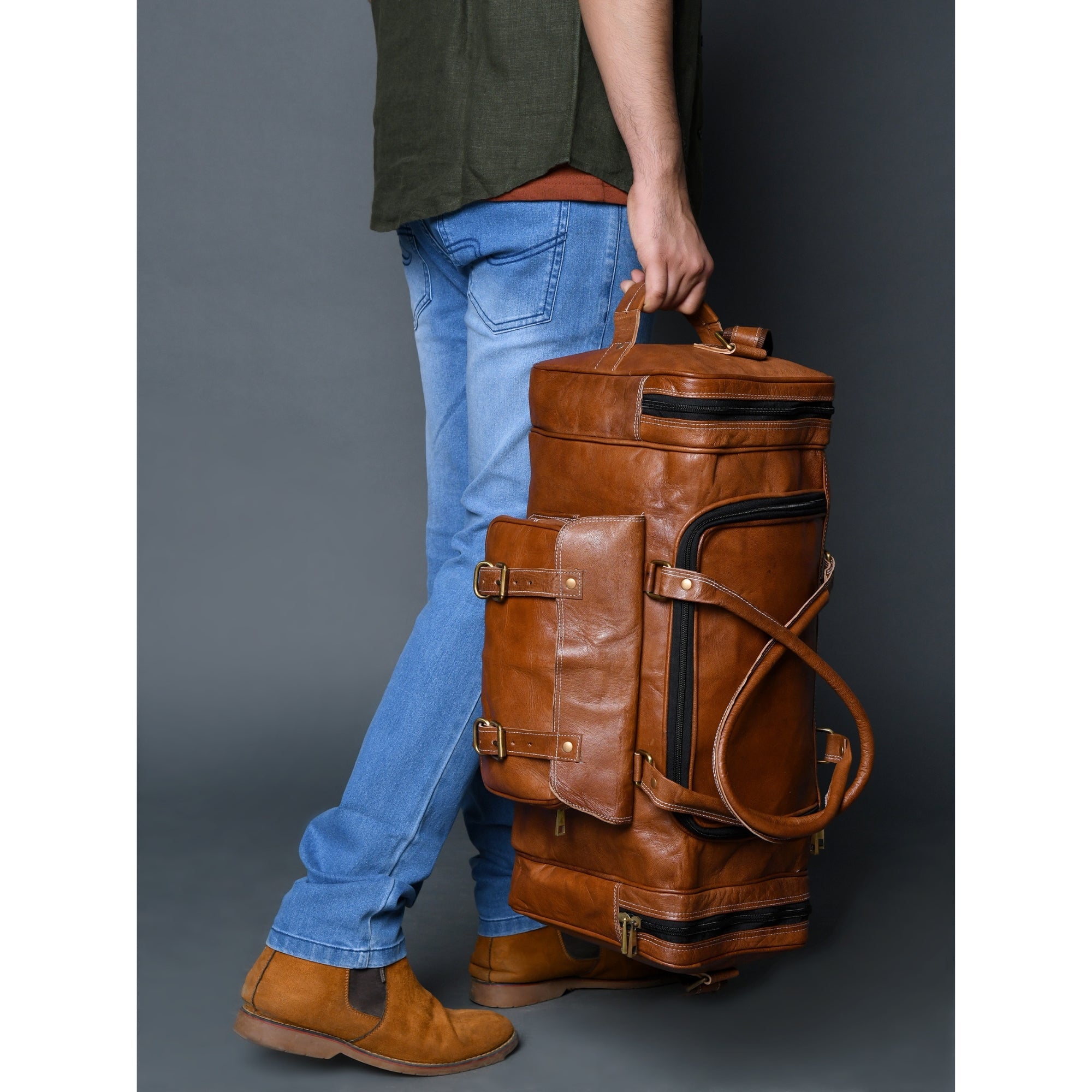 Walker Leather Duffle Bag