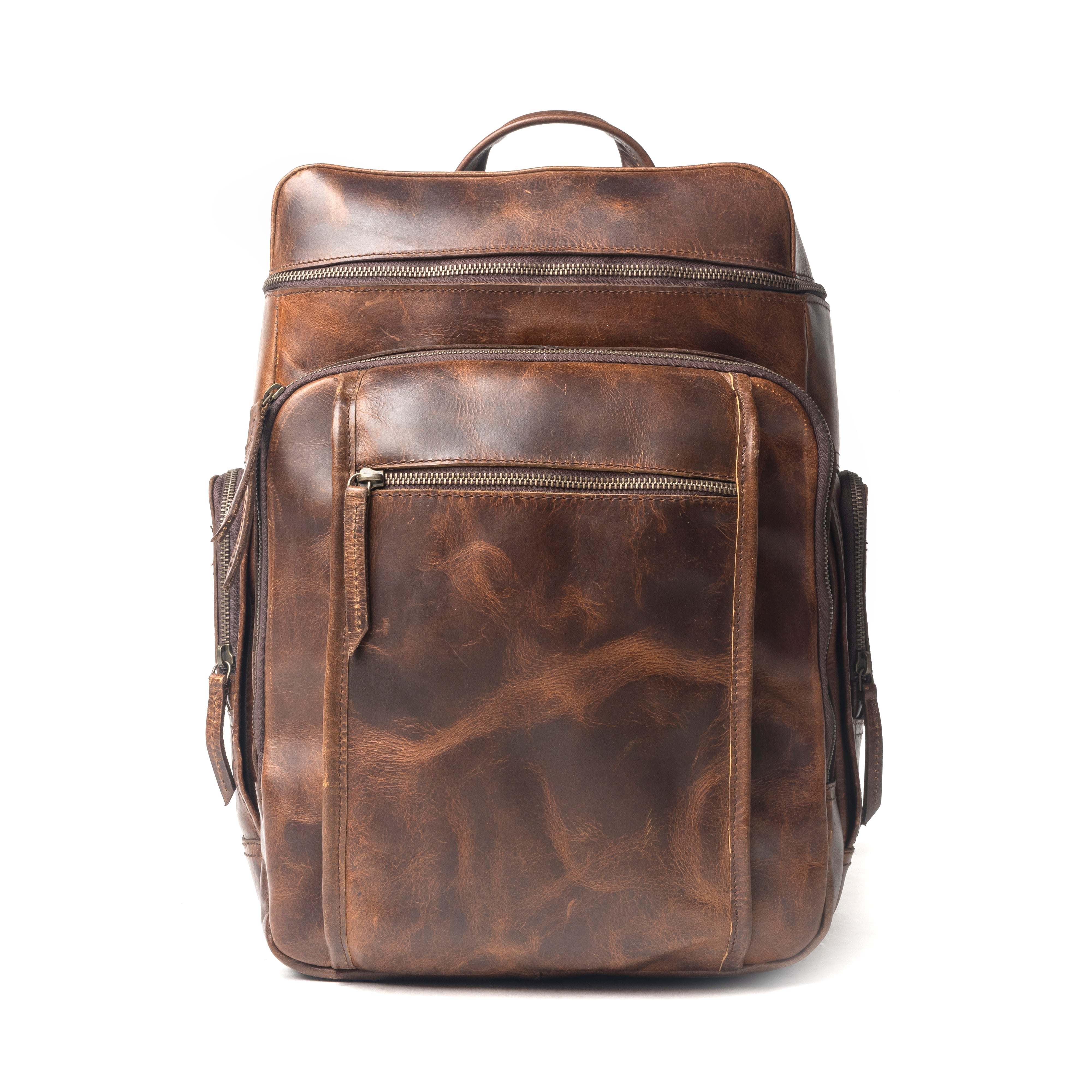 Bison Leather Backpack