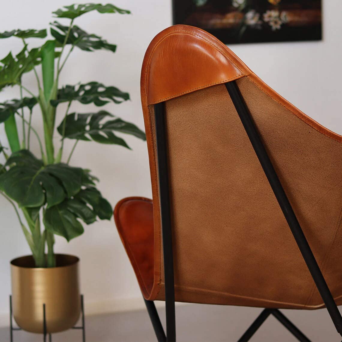 Leather Butterfly Chair