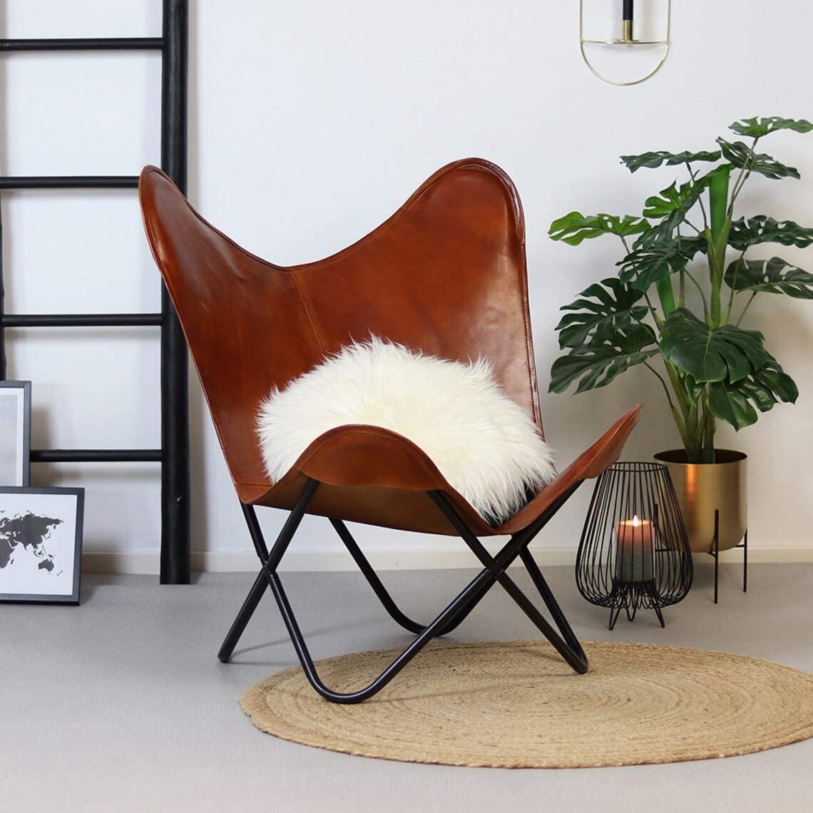 Leather Butterfly Chair