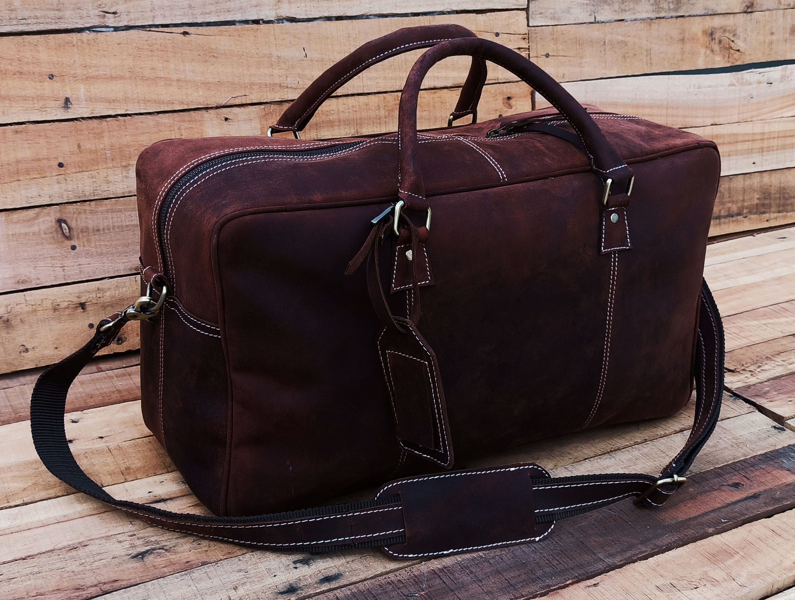 Berlin Leather Duffle Bag