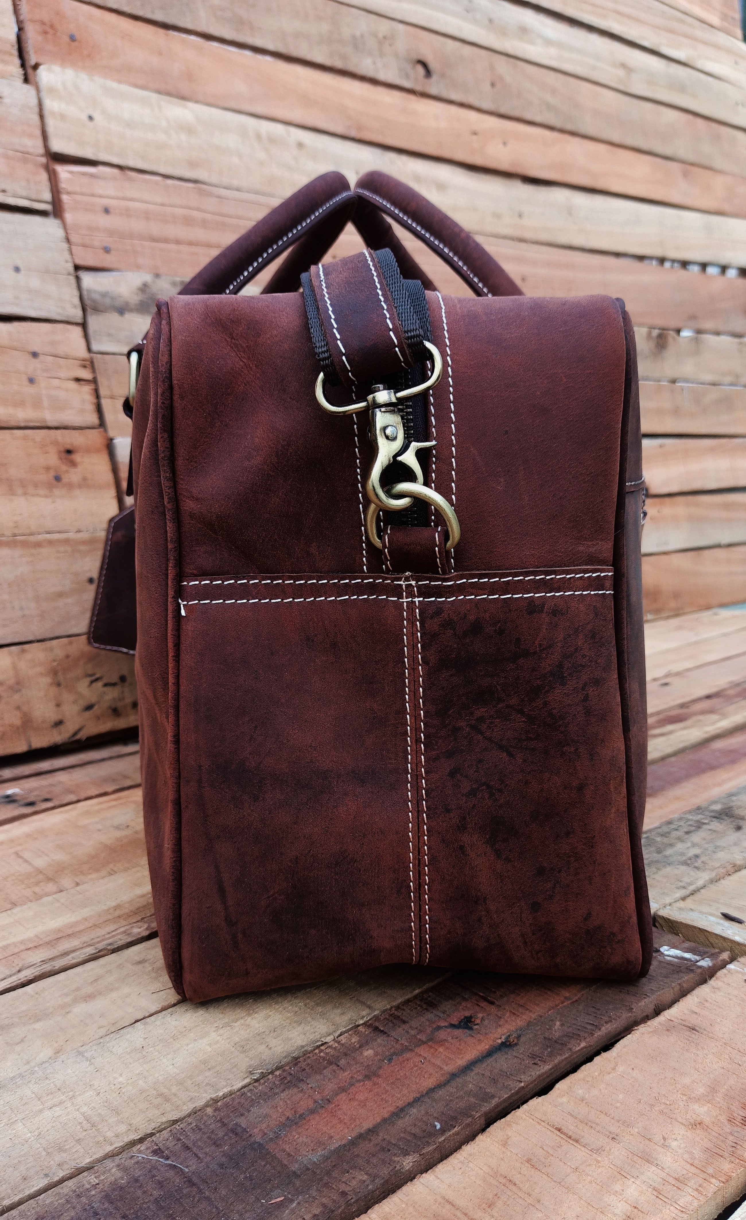 Berlin Leather Duffle Bag