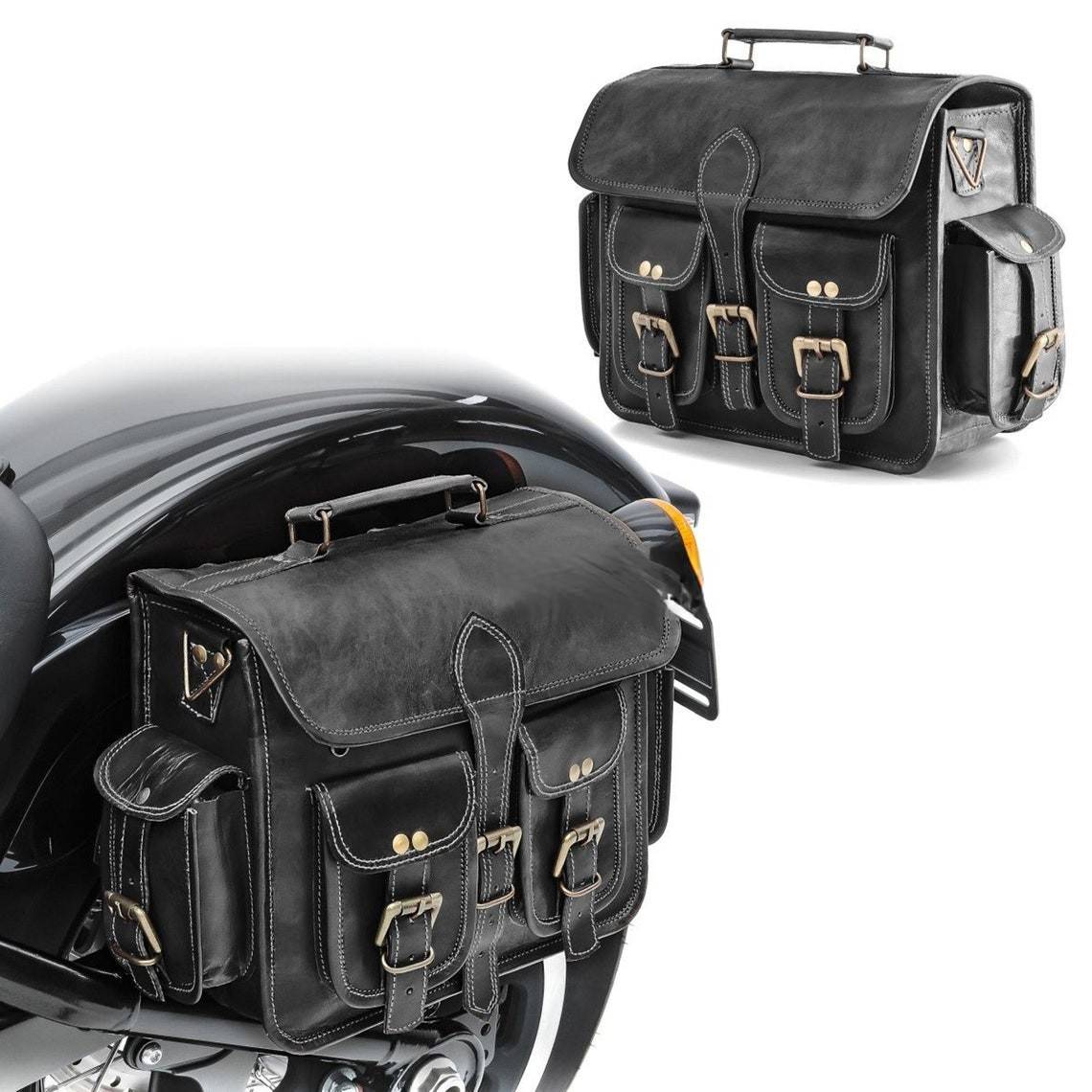 Motorcycle Side Saddle Bag