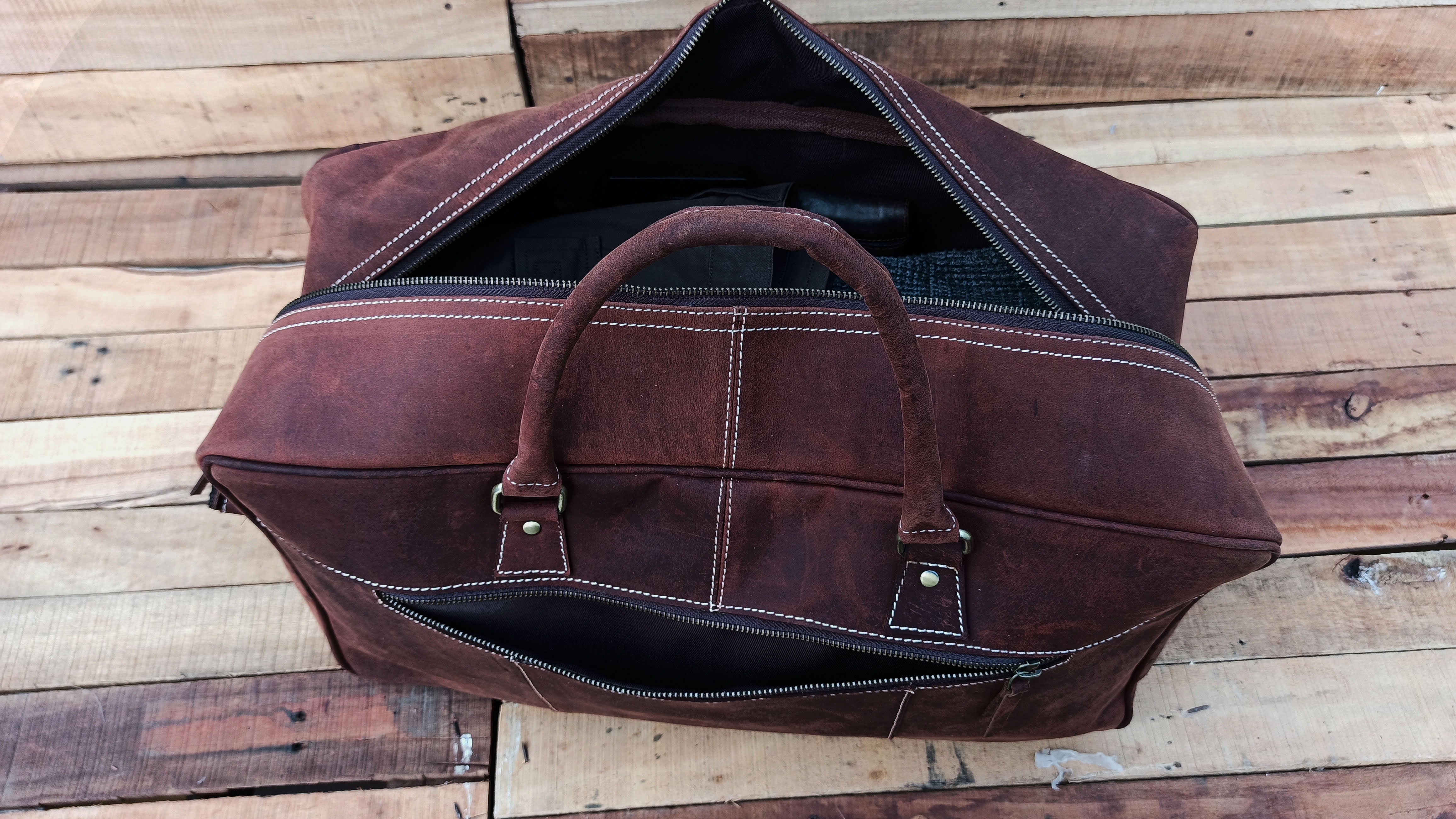 Berlin Leather Duffle Bag