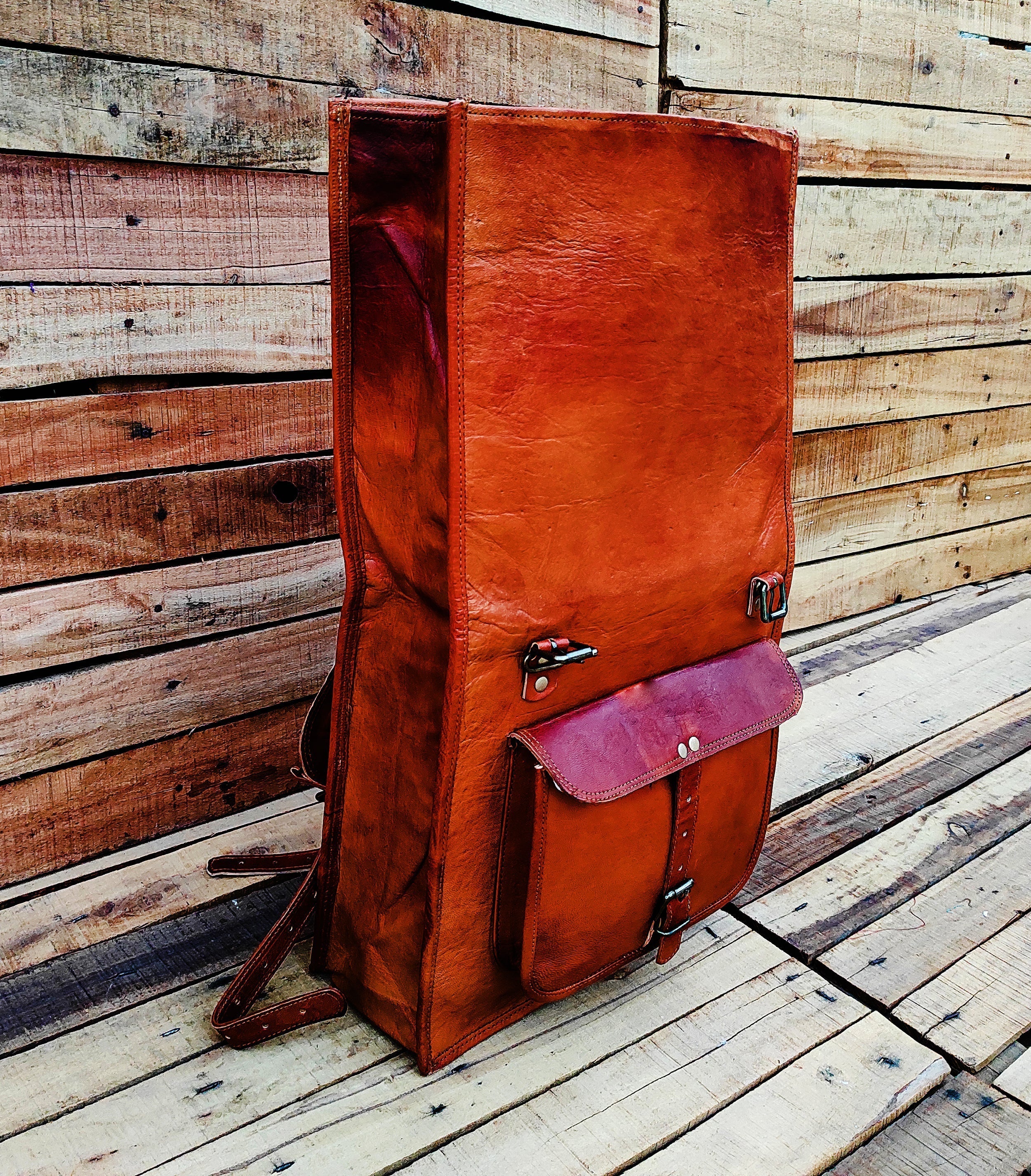 Vintage Roll Top Backpack