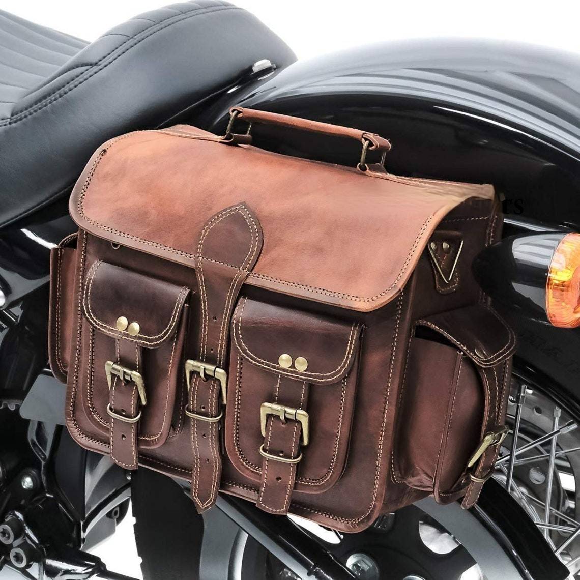 Motorcycle Side Saddle Bag