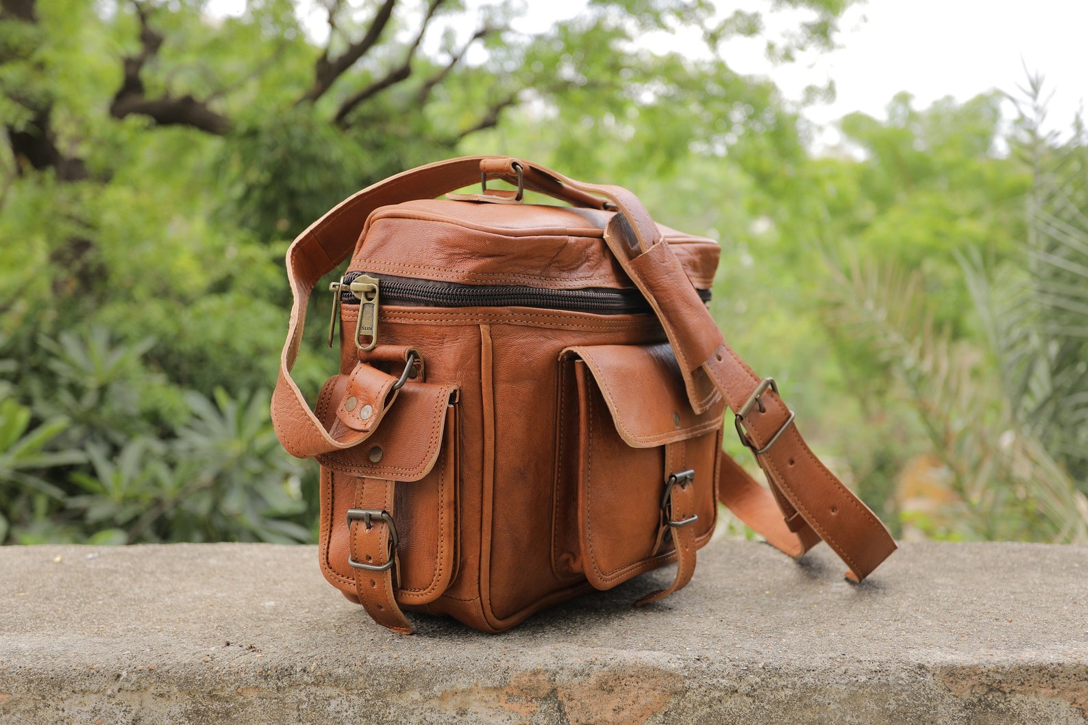 Leather Camera Bag