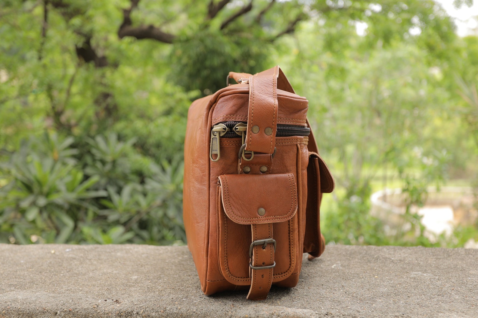 Leather Camera Bag