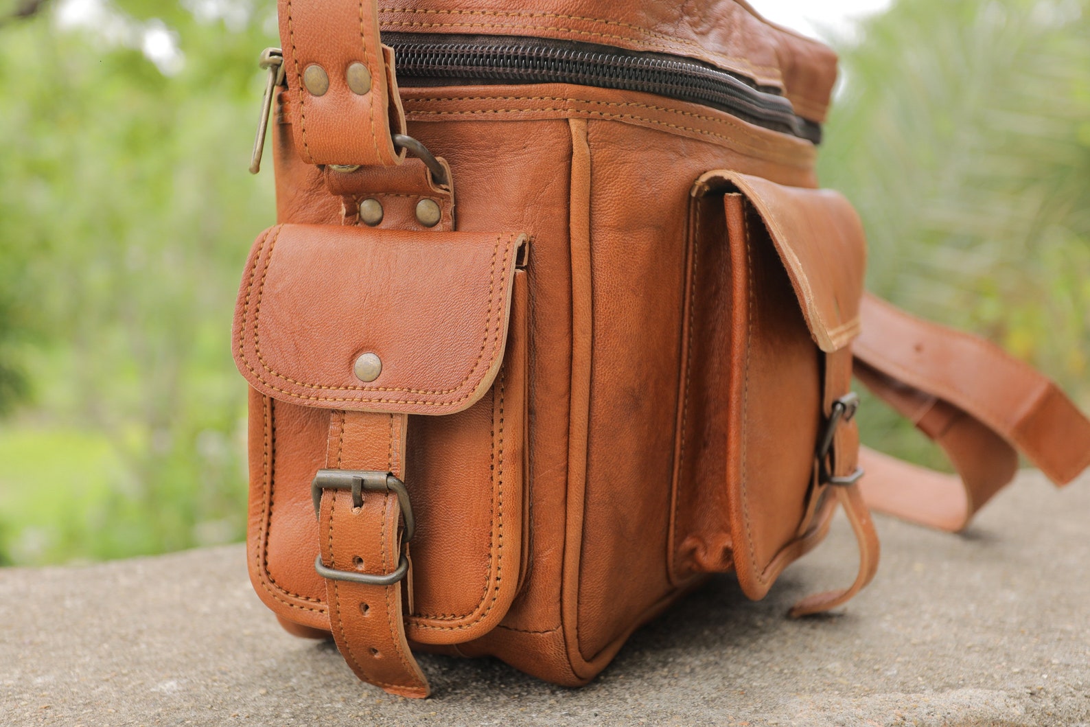 Leather Camera Bag