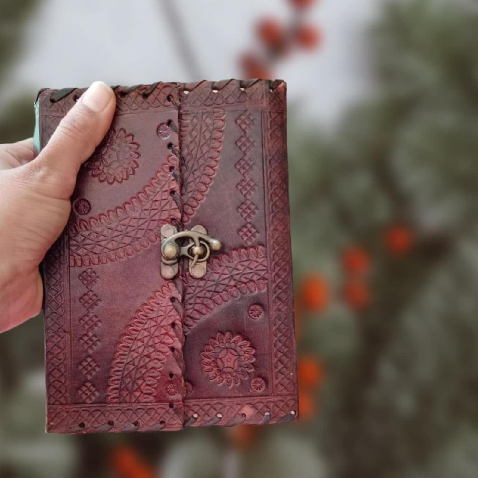 Handmade Book Of Shadows Leather Journal