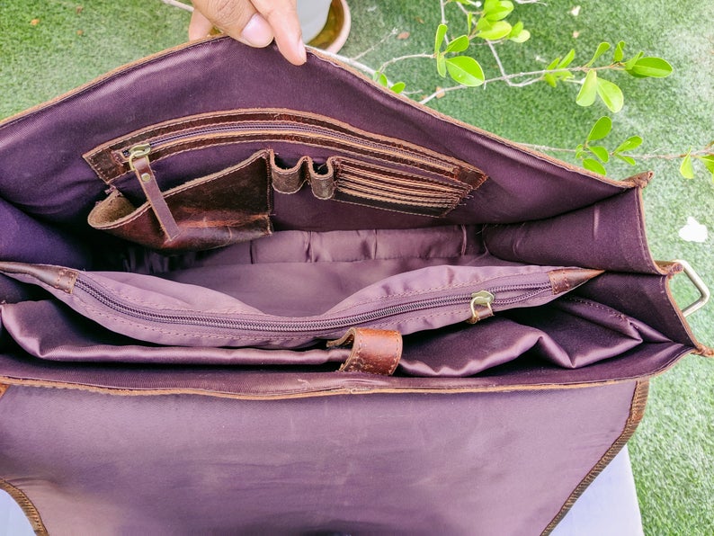 Roosevelt Leather Office Bag